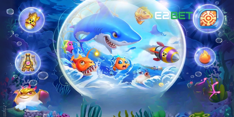 Bắn Cá Phá Hũ – Giải Trí Đỉnh Cao, Phần Thưởng Khổng Lồ Tại E2BET 3 Trang bị nhiều tính năng hỗ trợ người chơi hiệu quả