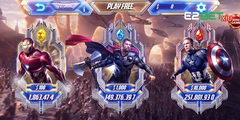 Nổ Hũ Avenger – Trải Nghiệm Slot Đậm Chất Siêu Anh Hùng Tại E2BET 2 Game nổ hũ Avenger tại nhà cái E2BET có gì hấp dẫn?